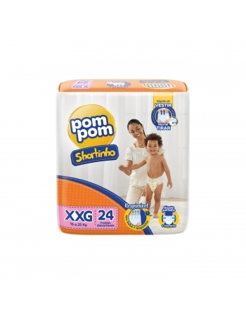 POM POM SHORTINHO JUMBO XXG 4X24UN
