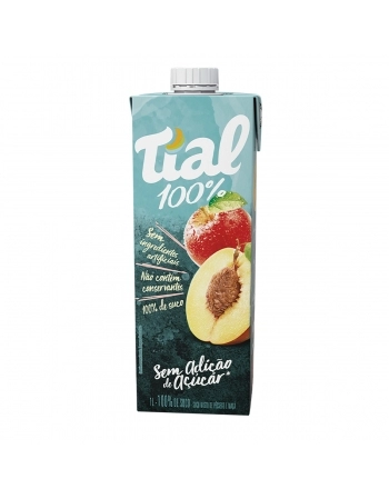 TIAL SUCO PESSEGO 100 TIAL 12X1000 ML