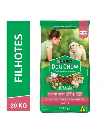 DOG CHOW EXTRA LIFE PAPITA CAR FR ARZ 20KG