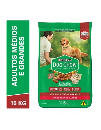 DOGCHOWEXTRALIFEADTMEDGDECARFRARZ15KGBR
