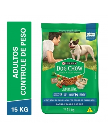 DOG CHOW EXTRA LIFE LT CAR FR ARZ 15KG