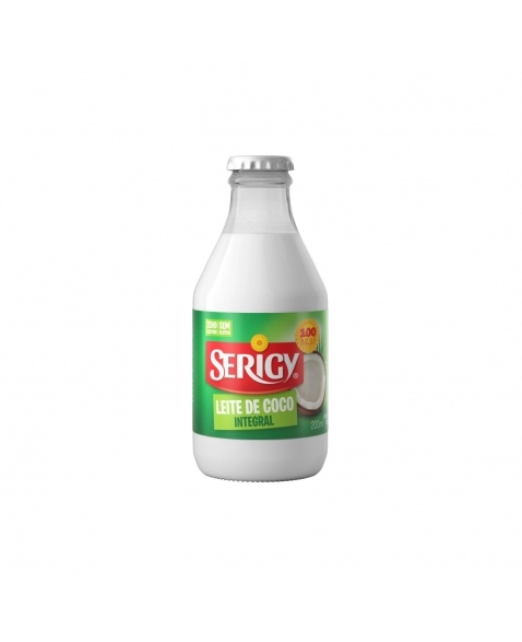 LEITE DE COCO SERIGY 24 X 200 ML INTEGRAL VIDRO