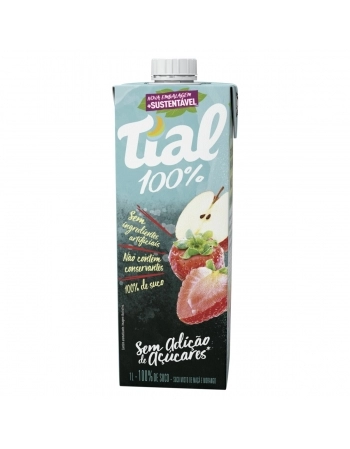 SUCO MORANGO 100% TIAL 12X1000 ML