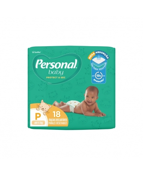 FRALDA PERSONAL PROTECT PEQUENA JUMBINHO 12X18