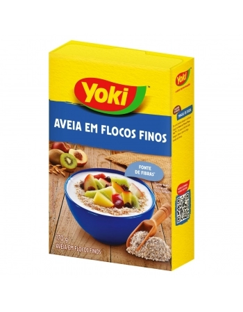 AVEIA FLOCOS FINOS YOKI CX 12X170G