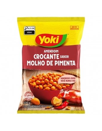 AMENDOIM CROC MOLHO DE PIMENTA 12X500G