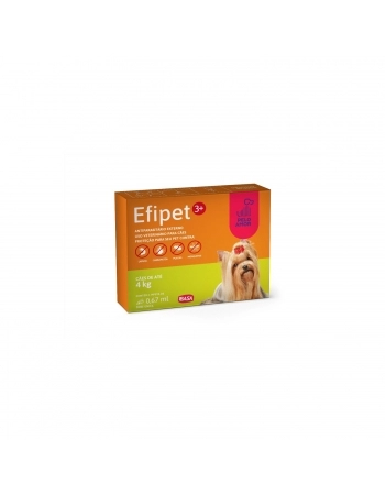 EFIPET 3+ PELO AMOR ATE 04KG 26X0,67ML