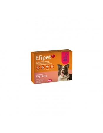 EFIPET 3+ PELO AMOR DE 09 A 24KG 26X4,0ML