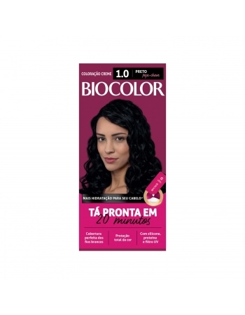 BIOCOLOR COL PRETO 1.0 12UN
