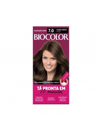 BIOCOLOR COL LOURO MEDIO 7.0 12UN MK