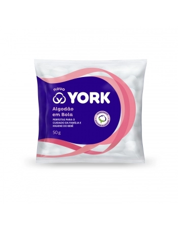 YORK ALGODAO BOLA 4X10X50G FLUFFY