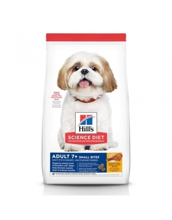 HILLS SD CAES ADULTO 7+ PEDAÇOS PEQUENOS FRANGO 6,8KG