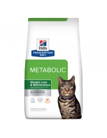 HILLS PD METABOLIC OBESIDADE PARA GATOS ADULTOS 1,8KG