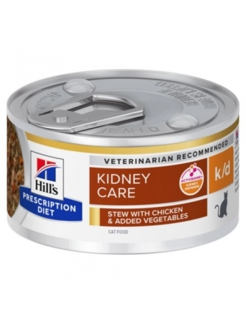 HILLS PD LATA K/D GATOS ADULTOS - CUIDADO RENAL 24X82G