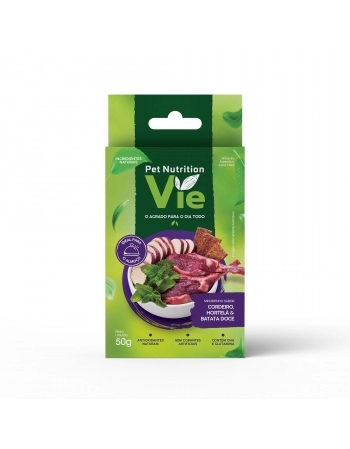 DISPLAY PET NUTRITION VIE CORDEIRO E BATATA DOCE 50GX20