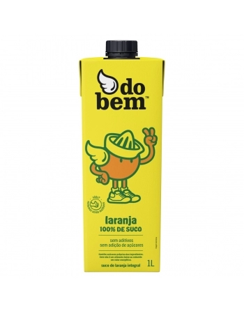 SUCO LARANJA INTEGRAL DO BEM 12X1000ML