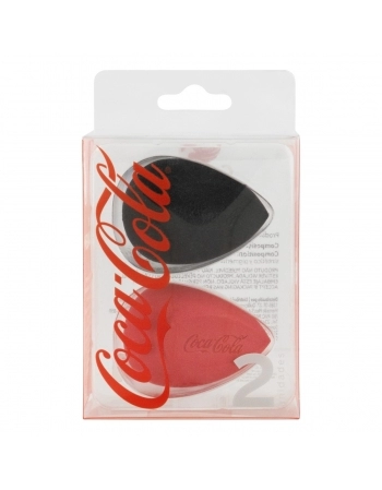 8564 KIT ESPONJAS DE MAQUIAGEM COCA COLA 6X1