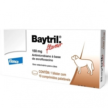 BAYTRIL FLAVOUR 150 MG (CÃES ATÉ 30KG)
