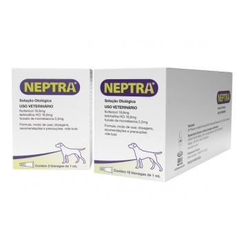 NEPTRA SOLUÇÃO OTOLÓGICA 1ML DISPLAY C/10