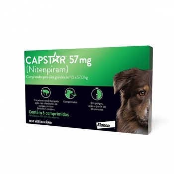 CAPSTAR 57.0 KG (VERDE) - 6 COMP.