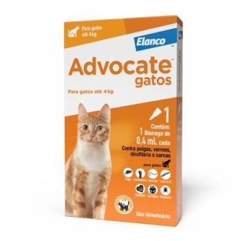 ADVOCATE GATO (P - ATÉ 4KG) - 1 BISNAGA