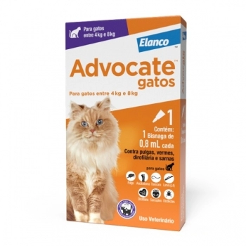 ADVOCATE GATO (G - 4KG A 8KG) - 1 BISNAGA