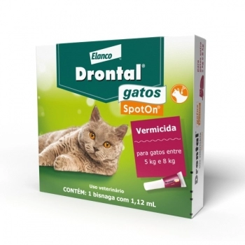 DRONTAL GATOS SPOT ON - 5KG A 8KG