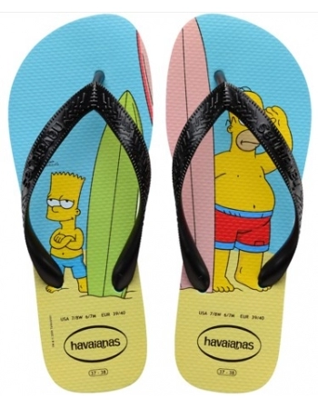 HAVAIANAS SIMPSONS AZUL/PRETO 0619 41/42