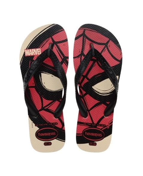 HAVAIANAS TOP MARVEL LGMN BEGE PALHA 0121 37/38