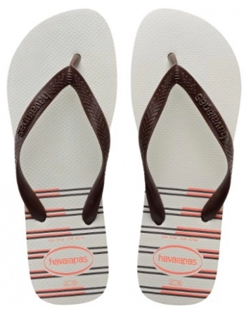 HAVAIANAS TOP BASIC BRANCO/CAFE 2205 37/38