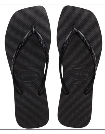 HAVAIANAS SLIM SQUARE PRETO 0090 35/36