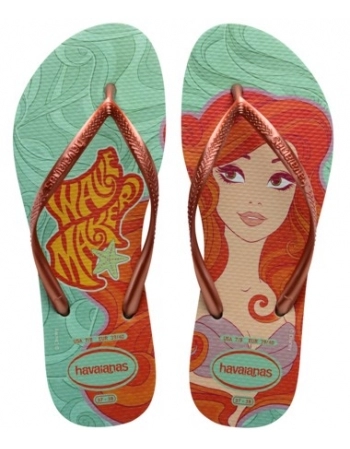 HAVAIANAS SLIM PRINCESAS ARGILA 1809 37/38