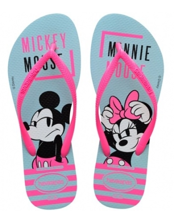 HAVAIANAS SLIM DISNEY AZUL WATER 2404 35/36